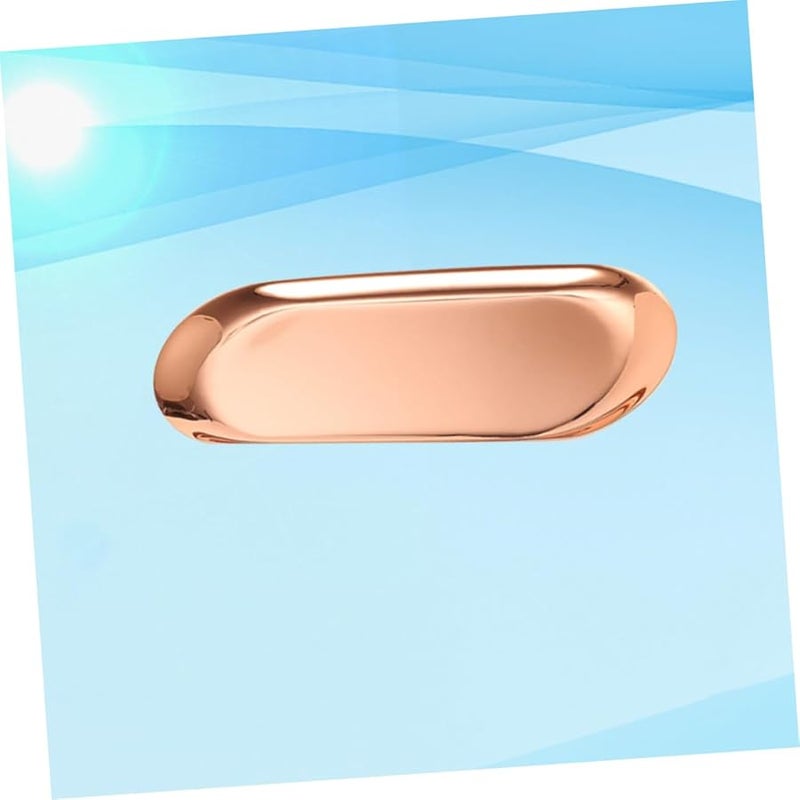 صينية وردية ذهبية صينية مجوهرات صينية تخزين العلاج العطري حاوية عطور صينية - Image 4